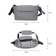 thumbnail image 5 of Universal cochecito organizador cochecito de bebé bolsa colgante cochecito Bar bolsa de almacenamiento - Gris Yotijar Carrito organizador para cochecito, 5 of 10