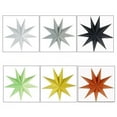 thumbnail image 3 of 3pcs Paper Lamp Shade Handmade Star Lantern Environmentally Friendly Lamp Accessory 30cm(Black), 3 of 6