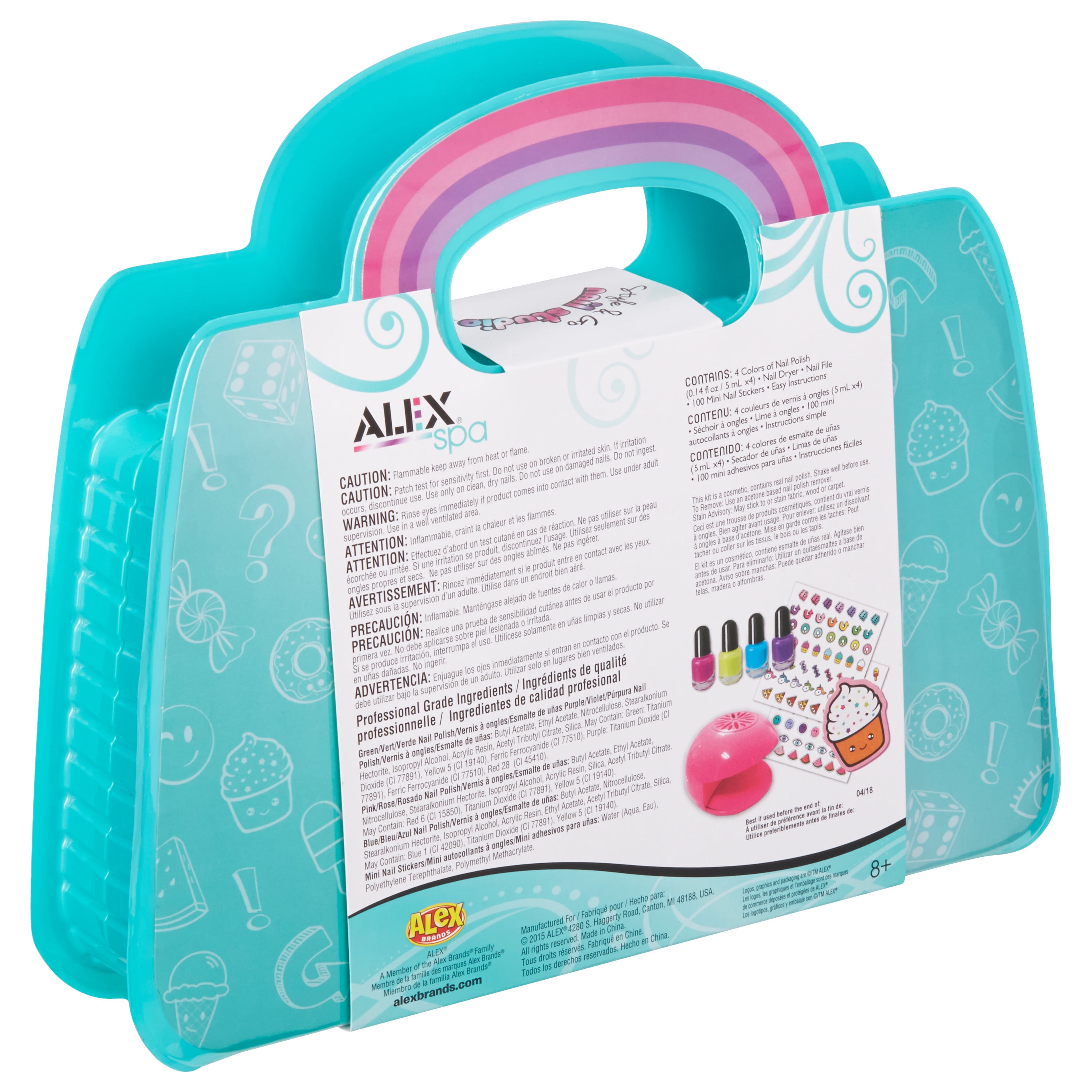 Alex Spa Style And Go Nail Studio Walmartcom