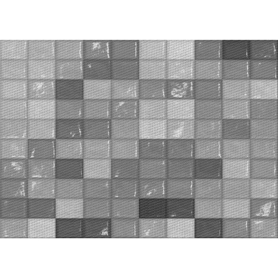 Ahgly Company Indoor Rectangle Patterned Smokey Gray Area Rugs, 7' x 10'