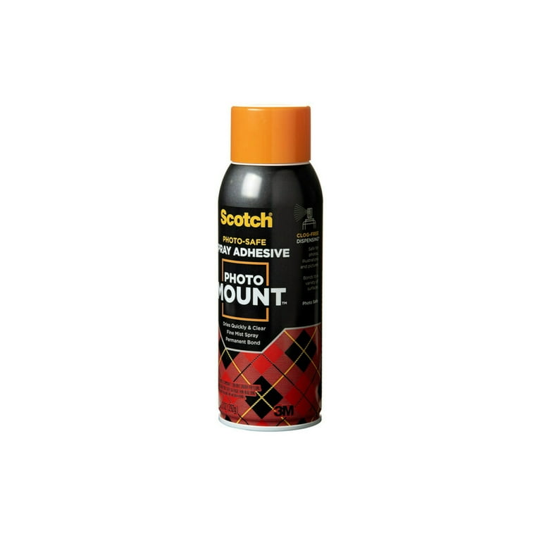 Scotch Photo Mount Spray Adhesive 10.3 oz. per Can Walmart
