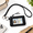 Black, variant on Black Lanyard Wallet ID Card Holder with Keychain for Work School Teachers