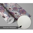 thumbnail image 6 of S4sassy Self-Stick Decorative Wallpaper, Pastel Peach Blossom Print Wall Paper, Textured Vinyl Waterproof Contact Paper, Pink, 25"x120" Removable Renter Friendly Wall Covering For Bedroom, Livingroom, 6 of 8