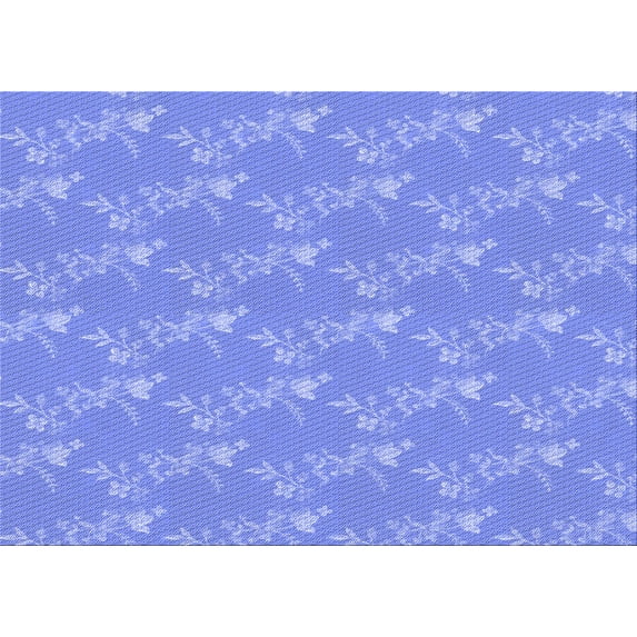 Ahgly Company Indoor Rectangle Patterned Blue Ribbon Blue Area Rugs, 6' x 9'