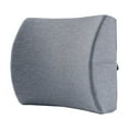 thumbnail image 3 of CxhicLuv Car Lumbar Cushion, Auto Waist Support, 9-Massage Point Curved Design, Vehicle Comfort Accessories, Back Pain Relief for Car Owners, Office Workers, Gray, 3 of 9