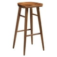 thumbnail image 3 of Saville Backless Wood Bar StoolsSet of 2 in Walnut, 3 of 10