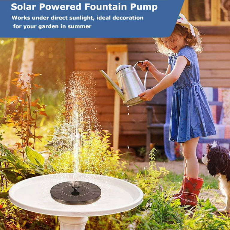 Solar Fountain Floating Powered