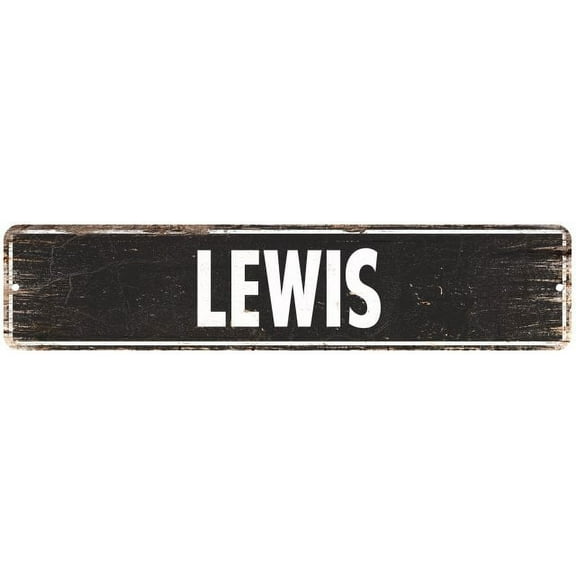 LEWIS Gift Street Sign Home Decor Chic Gift 4x18 204180003329
