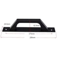 thumbnail image 3 of Una puerta de cristal con tirador moderno - Negra, 3 of 5