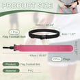 thumbnail image 2 of Uxcell Flag Football, Adjustable Flag Football Belts with 1 Belt and 2 Flags Easy Tear Away Rose Red - Fitting For(Youth/Adults Players Training Equipment/Competition), 2 of 7