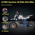 thumbnail image 5 of X-Pro Brand New Cyclone 40cc Gas Pit Dirt Bike, 4 Stroke Mini Bicycle for Kids with Pull Start, 5 of 7