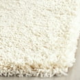 thumbnail image 4 of SAFAVIEH California Plush Solid Shag Runner Rug, Ivory, 2'3" x 9', 4 of 14