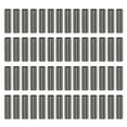 thumbnail image 1 of 1/32" 0.8mm Wire Rope Loop Sleeve 100 Pcs Copper Double Ferrule Duplex Crimping Loop Sleeve for Wire Rope Cable Fittings Rigging Fishing Wire,Black, 1 of 6