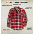 thumbnail image 2 of Legendary Whitetails Men's Buck Camp Flannel Shirt Long Sleeve Button Down 100% Cotton, 2 of 6