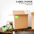thumbnail image 3 of FESTFENDS Thermal Printer Sticker Roll Green Clear Printable Labels for Price Address Use, 3 of 6