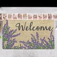 thumbnail image 3 of IH Casa Decor Natural Fibers Door Mat Lavender Welcome, 3 of 3