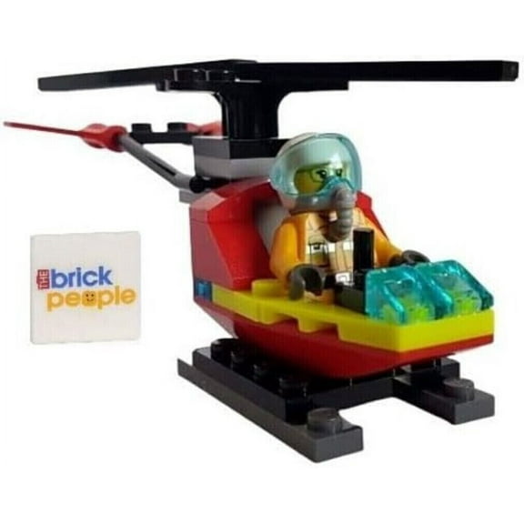 LEGO City: Firerfighter Minifigure in Helicopter