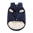 thumbnail image 3 of 2 Layers Fleece Lined Warm Dog Jacket for Puppy Winter Cold Weather Soft Windproof Small Dog Coat, 3 of 12