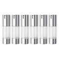 thumbnail image 1 of Botella dosificadora de crema cosmética Airless Longway Silver, 30 ml (x6), 1 of 9
