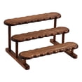 thumbnail image 2 of Expositor de figuras de madera, estante multiusos para postres y joyas. 3 niveles, 2 of 8