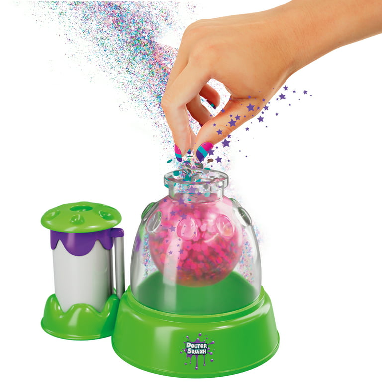 Doctor Squish Slime Maker, Decorate W/ Confetti, Sparkles and Colored Ink,  Novelty Toy for Children 8+ years 