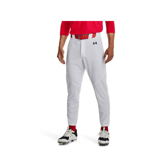 Pantalón de béisbol Under Armour Utility para hombre, blanco/negro, XL