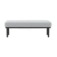 thumbnail image 5 of Olivia Grey Boucle Bench, 5 of 5