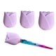 thumbnail image 3 of 3 piezas de Funda de silicona portátil para brochas de maquillaje Yinane Organizador lavable a prueba de polvo, 3 of 8
