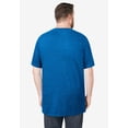 thumbnail image 2 of KingSize Men's Big & Tall Shrink-Less Lightweight Longer-Length Crewneck Pocket T-Shirt, 2 of 6