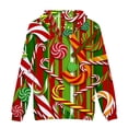 thumbnail image 4 of Lilgiuy Men's Casual Christmas Sweater Fleece Digital Printing Hooded Sweatershirt, 4 of 5