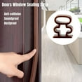 thumbnail image 3 of Noise Reduction 6M Self adhesive Door Seal Strip Efficient For Soundproofing, 3 of 3