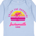 thumbnail image 4 of Inktastic Summer Enjoy the Sunshine Jacksonville Florida in Pink Boys or Girls Long Sleeve Baby Bodysuit, 4 of 5