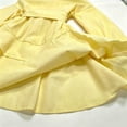 thumbnail image 5 of Auroural Girls Long Sleeve Shirt Dress Lapel Button Tiered Ruffle Dress Waist Casual Kids Outfit, 5 of 9
