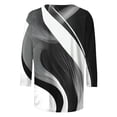 thumbnail image 5 of CONZONE Women's Tshirts 3/4 Sleeve T Shirts for Women Casual V Neck Graphic Lightweight Tees Soft Cozy Tops, 5 of 5
