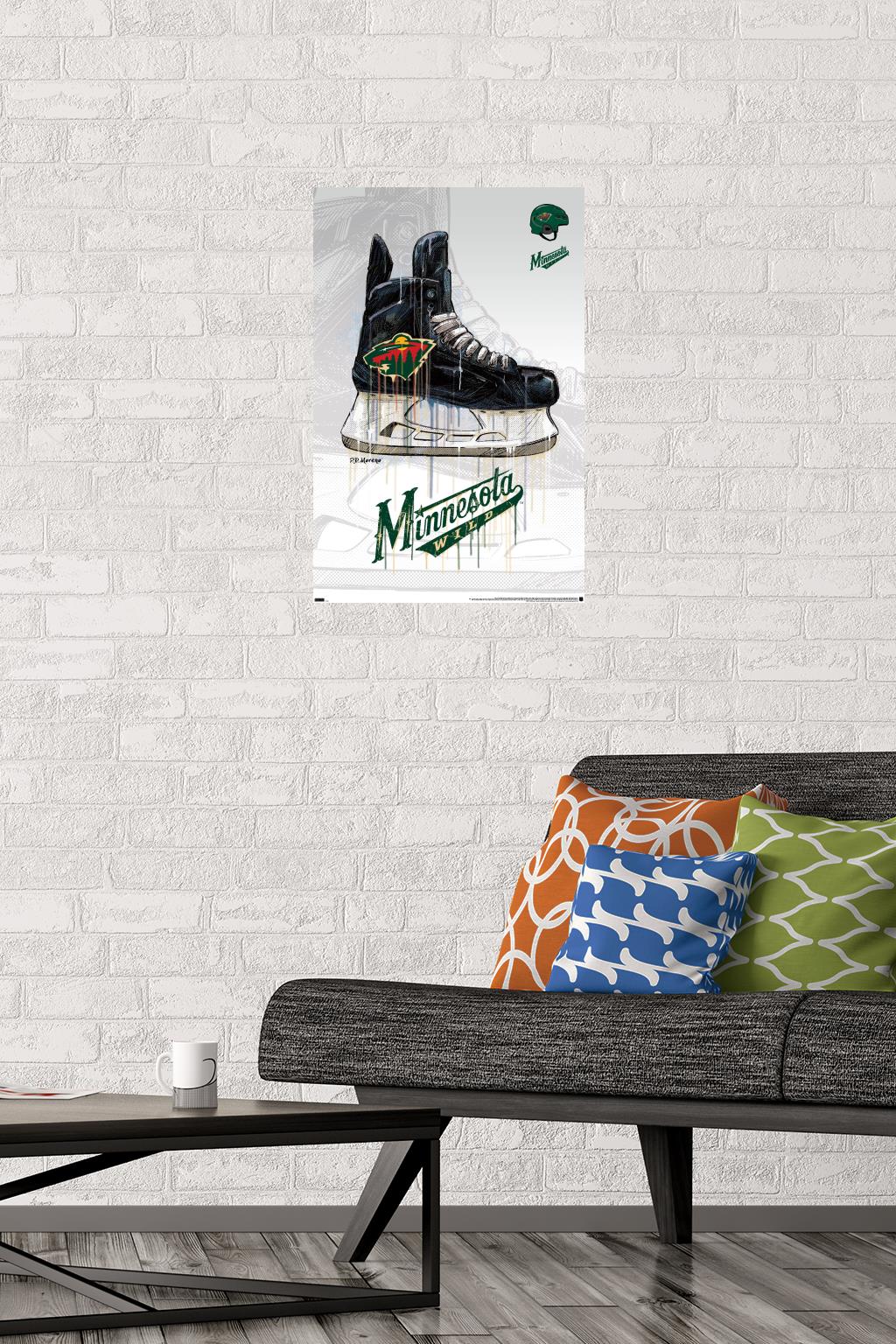 NHL Minnesota Wild - Drip Skate 21 Wall Poster, 14.725" x 22.375"