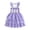 #0075-Purple, variant on Girls Princess Dress Summer Easter Bunny Plaid Print Sweet Cute Smock Slip Casual Party Holiday Adorable Fashion Outfit Sizes 1-7Y