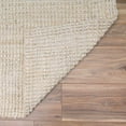 thumbnail image 3 of Hauteloom Ambel Handwoven Bleached Jute Rug - Natural Fiber Area Rug - Natural Farmhouse Look Carpet - Rattan Wicker Look Carpet - Cream, Beige - 7'6" x 9'6" (8x10), 3 of 6