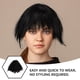 thumbnail image 4 of Peluca corta de pelo negro para mujer con flequillo, pelucas de cosplay de moda para fiestas de máscaras y festividades, peluca de pelo sintético transpirable, 4 of 7