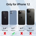 thumbnail image 6 of 3 in 1 Compatible with iPhone 12 Mini Case, [Camera Protection] with 2 Pcs Screen Protectors, Slim Liquid Silicone [Microfiber Lining] Shockproof Phone Case for 12 Mini 5.4 inch (Gray), 6 of 8