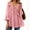 Womens shirts plus size graphic-Pink, variant on Plus Size 3xl Wmens Shirts Graphic Women's Short Sleeved V-Neck Top/shirt Women's Casual Shirt 3/4 Sleeved V-Neck Ruffled Business Women's 2025 Fall Fashion Work Shirt Long Sleeve Orange XXL