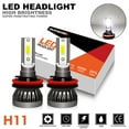 thumbnail image 1 of 2x H11 Low Beam For Chevy Malibu H11 LED Headlight Bulbs White 6000K, 1 of 8