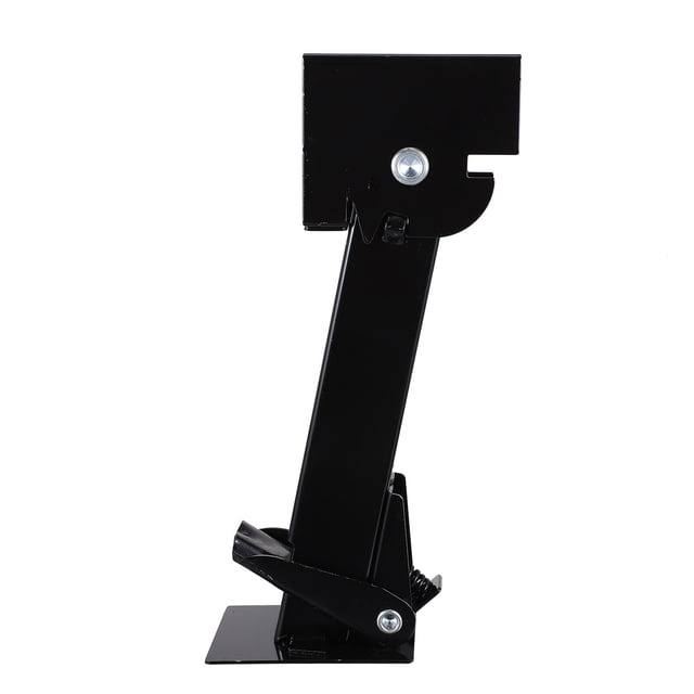 Minkissy 1Pack Steel Trailer Stabilizer Jack for Rv and Outdoor Use Black Square Shape Load Bearing