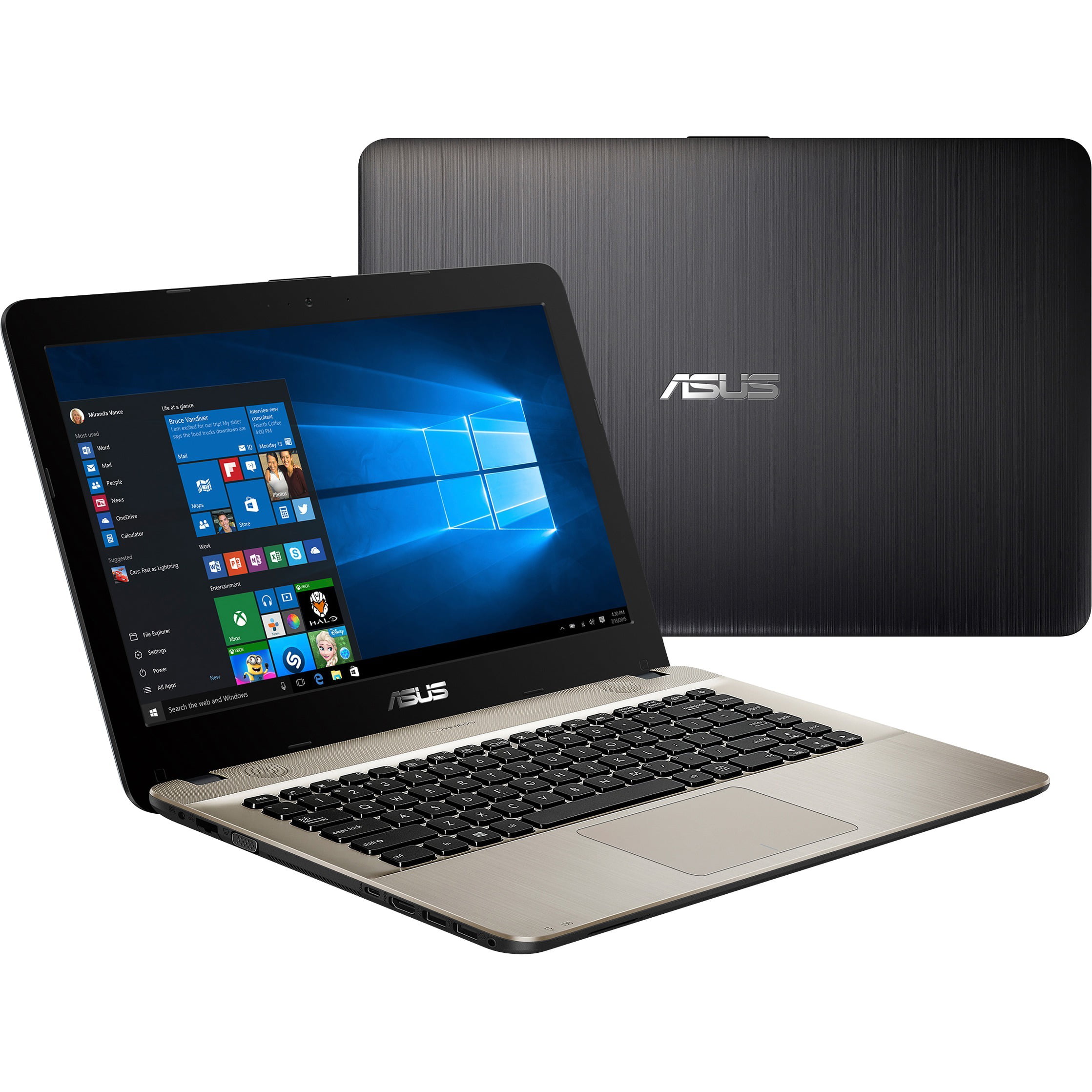 Asus VivoBook 14" Full HD Laptop, AMD A-Series A9-9420, 8GB RAM, 256GB