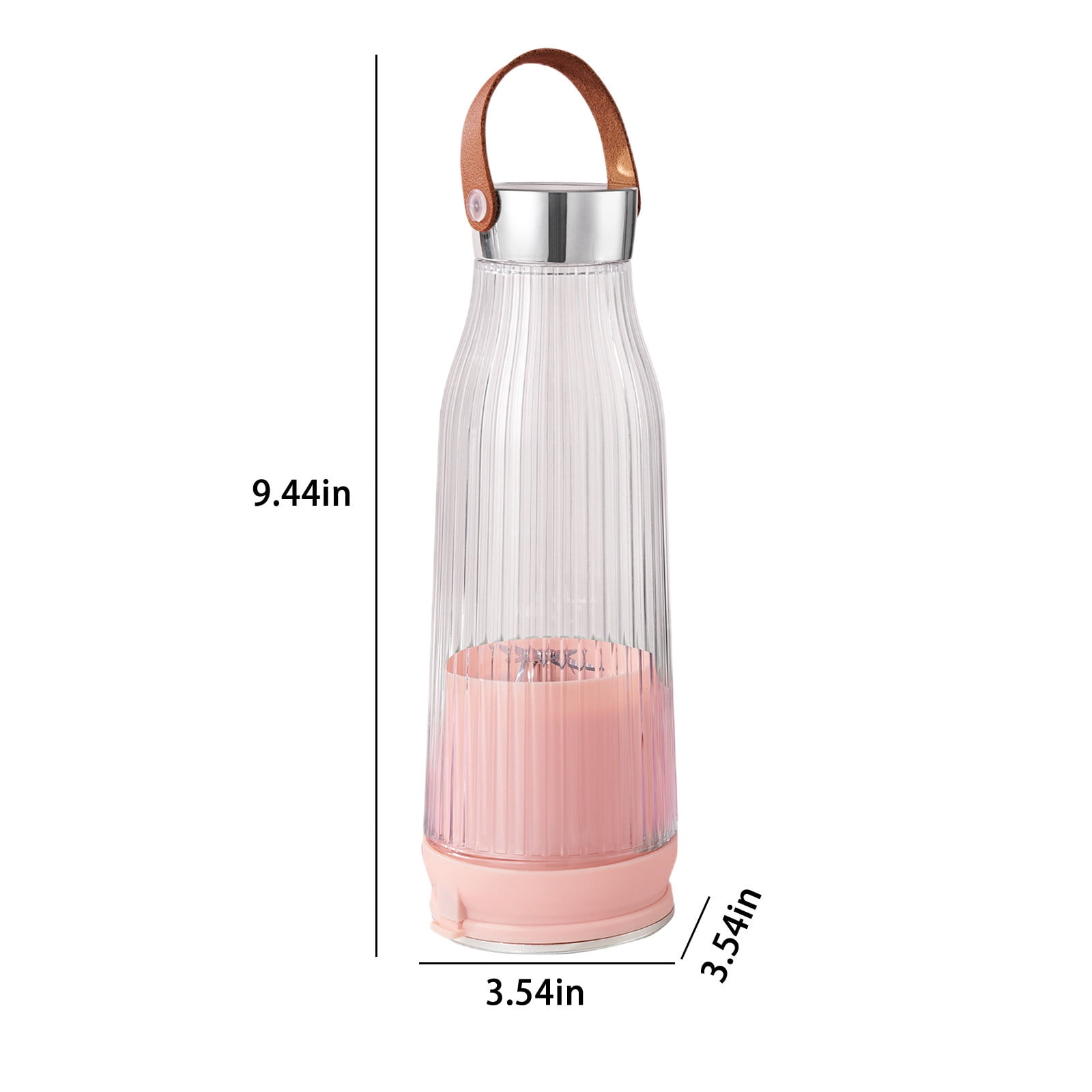 Portable Juicer With 6Ultra-Sharp Blades, Small For Shakes ,USB Rechargeable Fresh Fruit Juicer For Home/Travel/Gym/Office