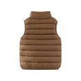 thumbnail image 4 of Gilet Sans Manches pour Enfants, Mélange de Polyester avec Fermeture Éclair et Poche avant, Design Col Rond, Noir, Taille 110 cm, 4 of 6