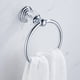 thumbnail image 1 of Crystal Towel Ring, Bathroom Hand Towel Holder Chrome Towel Rack Accessories Wall Mounted, Polished, 1 of 4