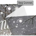 thumbnail image 6 of Christmas Shower Curtain, Cute Snowman Snowflake Forest Grey Winter Fabric Shower Curtains for Bathroom, Xmas Holiday Gray Bathroom Accessories Decor with Hooks Set 72 x 72 Inches, 6 of 6