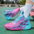 thumbnail image 3 of Basketball Shoes for Womens Colorful Volleyball Fashion High Top Breathable Lightweight Grip Indoor Outdoor Sport Sneakers, 3 of 6