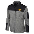 thumbnail image 2 of Men's Colosseum  Gray/Black Iowa Hawkeyes Guard Full-Zip Jacket, 2 of 3