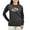 Charcoal, variant on CafePress - Maryland MD Oval (W/Flag) Women's Long Sleeve Dark - Women's Long Sleeve Graphic Tee Casual Fit